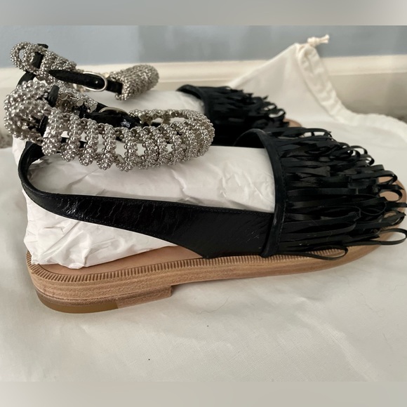 NIB Balenciaga Fringe Sandals - Picture 4 of 10